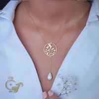 Gold necklace - My dear mother's design