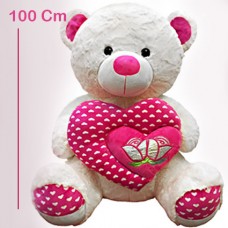 عروسک خرس سفید - 100 سانتیمتر