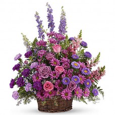 Gracious Lavender Basket a3821