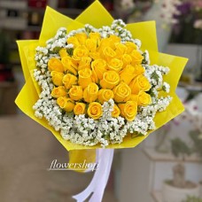 Yellow rose bouquet - Tehran and Karaj