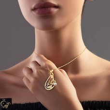 گردنبند طلا - طرح تو برایم بمان
