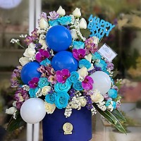 Birthday flower basket - Tehran and Karaj