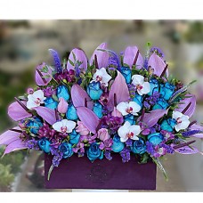 باکس گل رز آبی - تهران و کرج